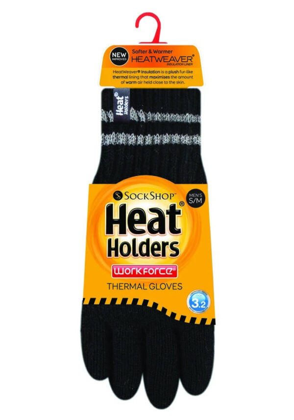 Heat Holders Workforce Gloves - Black
