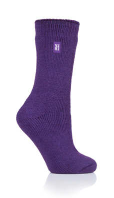 Ladies HEAT HOLDERS Socks - Purple