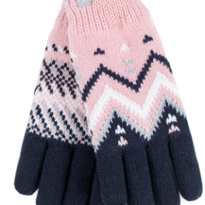 Lodore Thermal Gloves Pink-Navy