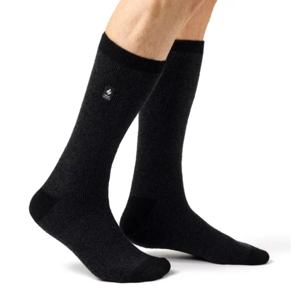 Heat Holders Charcoal-Black Amsterdam Thermal Socks
