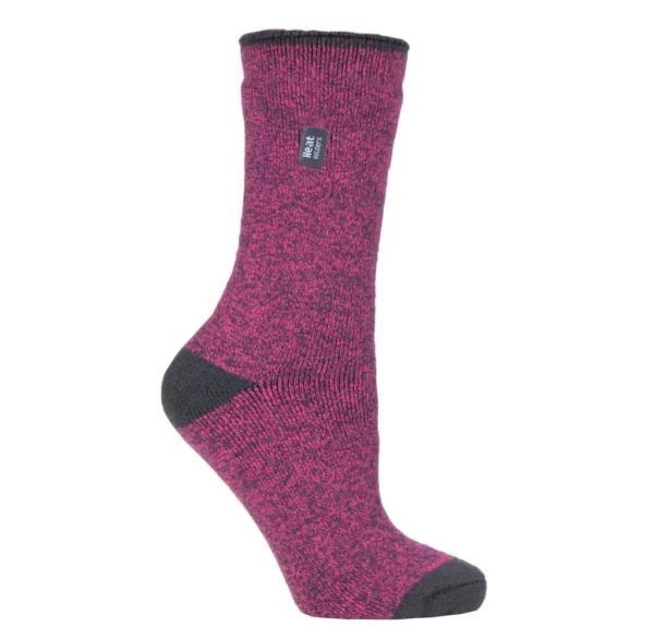 Chaussettes thermiques Viola Lite Rasberry-Charcoal Heat Holders